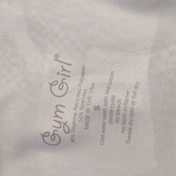 Gym Girl Made USA Butterfly Graphic Leggings Pants Work out Yoga Set Top Small - Picture 3 of 8